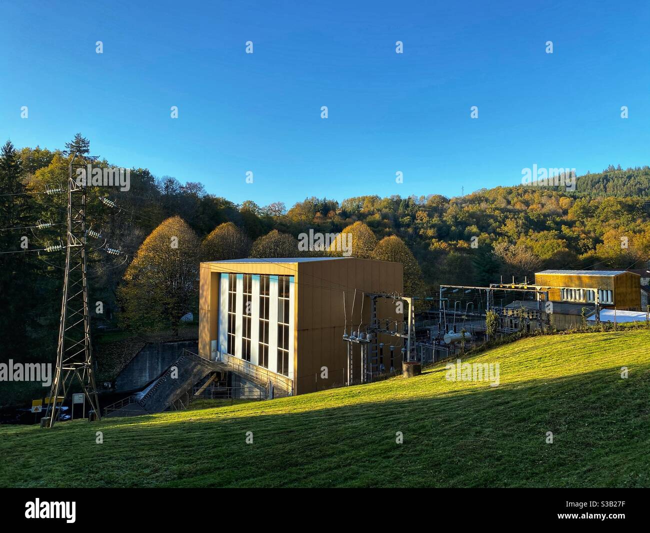 Hydro electric power plants - Smartphone Captured Stock Image