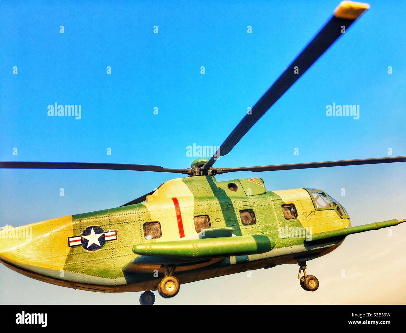 Jolly Green Giant helicopter - Smartphone Captured Stock Image