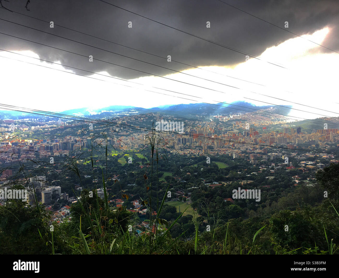 Geographic center of Caracas, Venezuela. Chacaito, La Castellana and Sabana Grande. Stock Photo