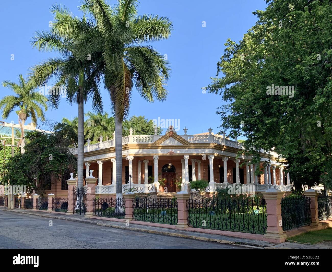 Avenue de Montejo , Merida , Mexico - Smartphone Captured Stock Image