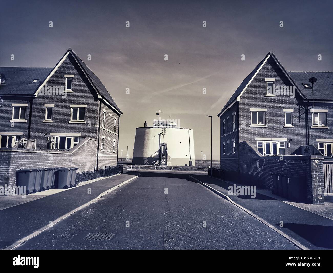 Martello tower Felixstowe Suffolk England - Smartphone Captured Stock Image