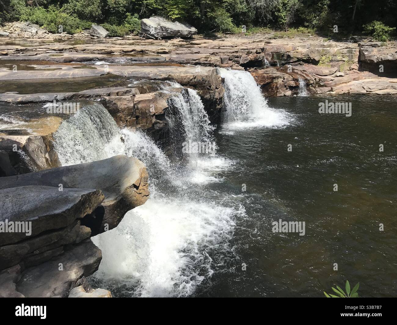 Waterfalls in West Virginia Stock Photo Alamy