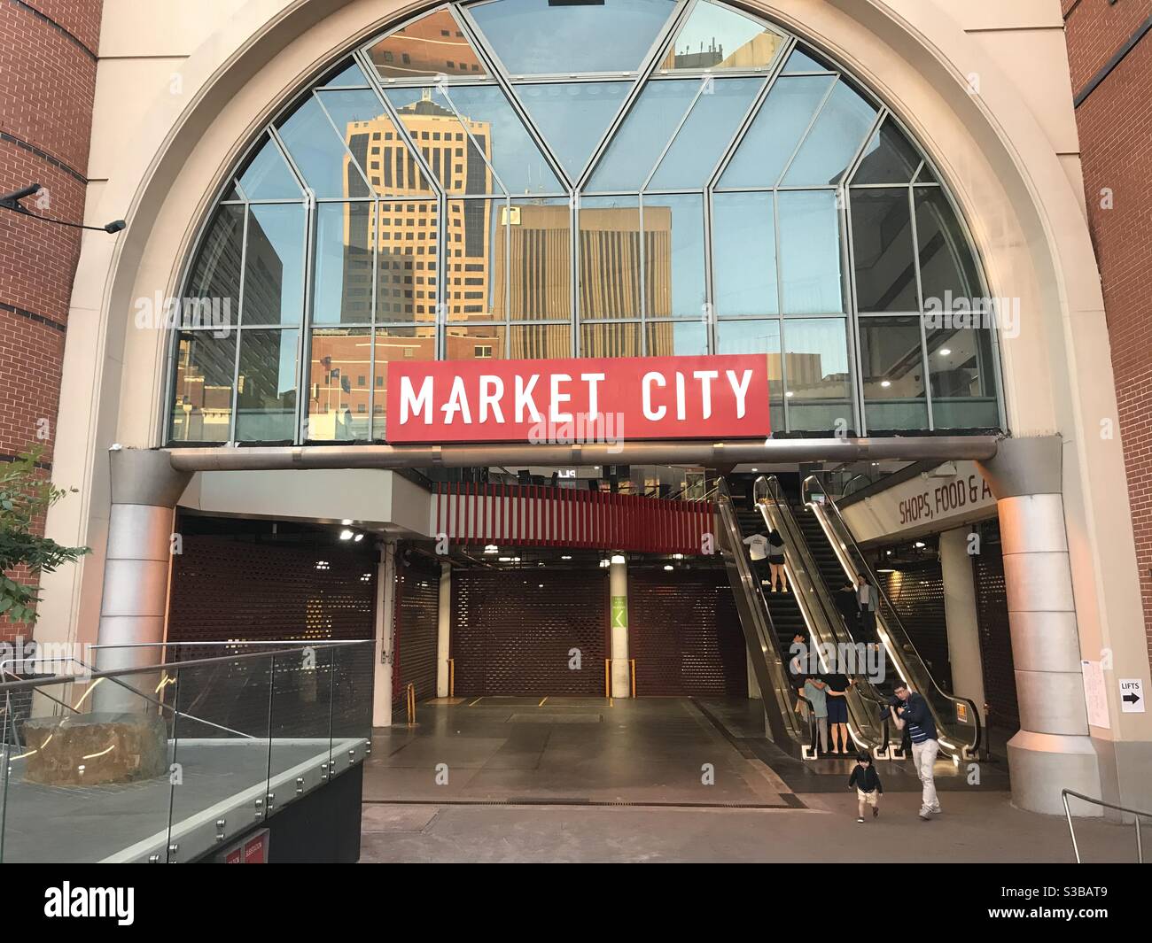 Market City, Sydney, Australia - Smartphone Captured Stock Image