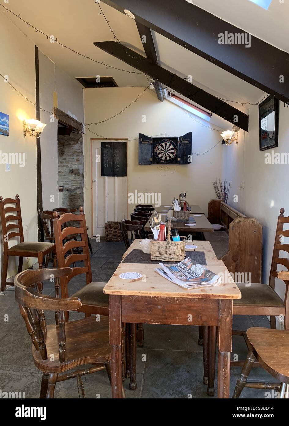 Shabby chic restaurant Stock Photo Alamy