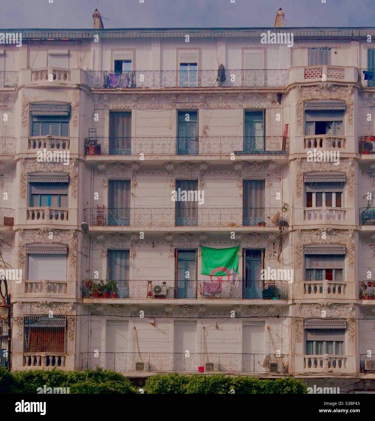 Colonial French-Algerian building Stock Photo