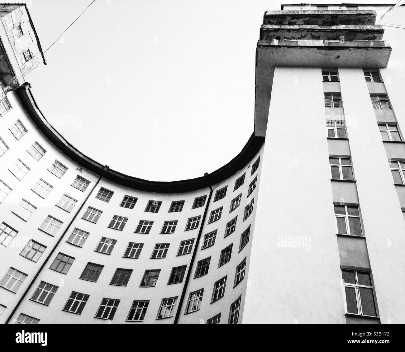 Ekaterinburg. Russian Constructivism Architecture. Stock Photo