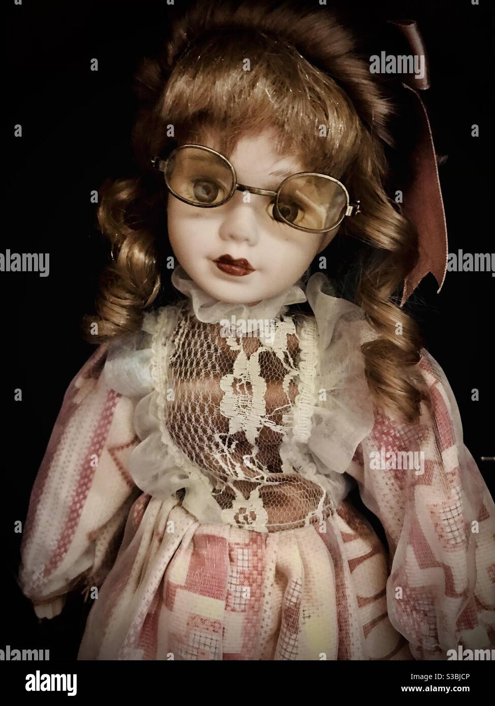 Old classic European doll Stock Photo Alamy