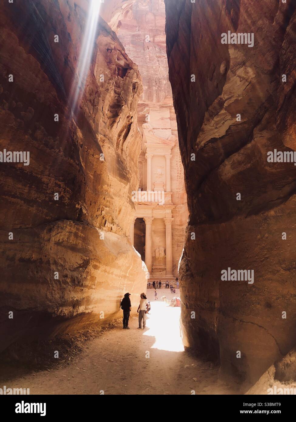 The amazing Library in Petra, Jordan Stock Photo Alamy