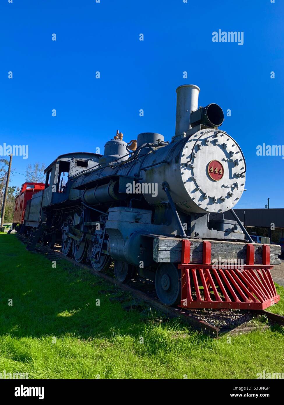 Historic train in Blountstown, Florida Stock Photo