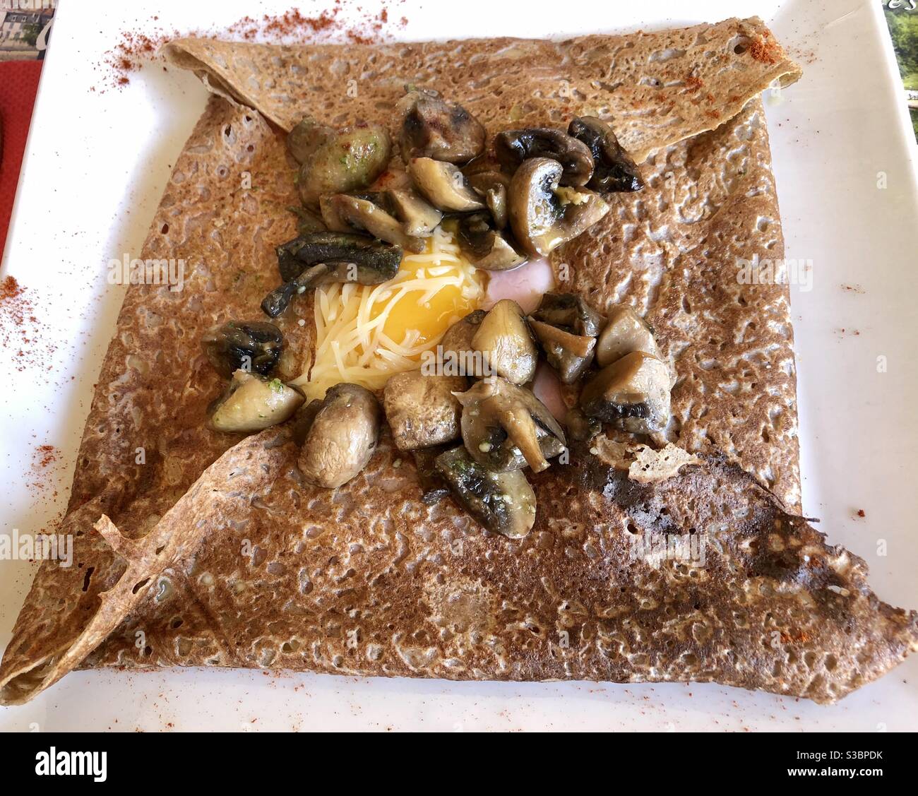 Galette complete - Smartphone Captured Stock Image