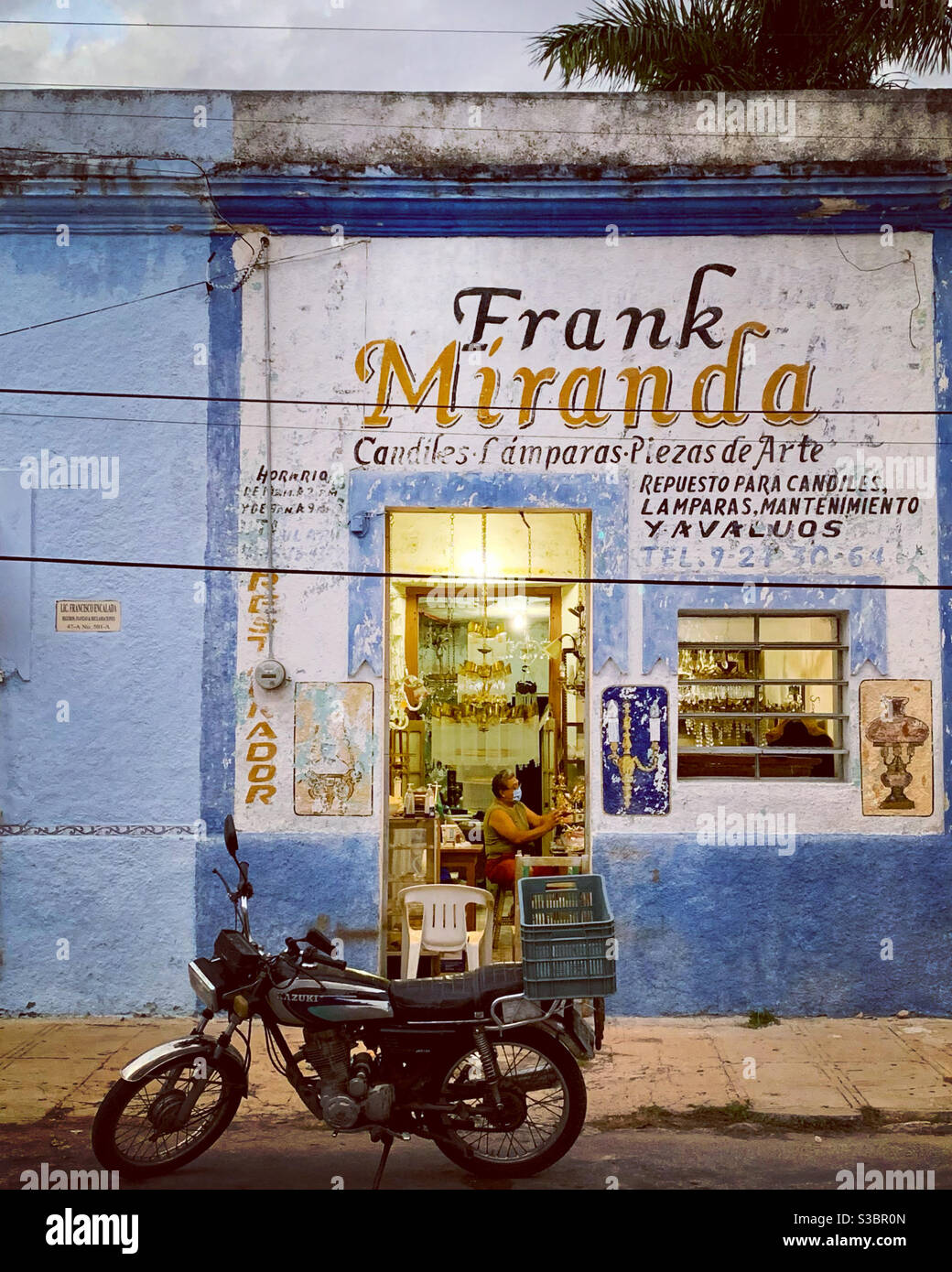 Old shop Merida, Mexico Stock Photo