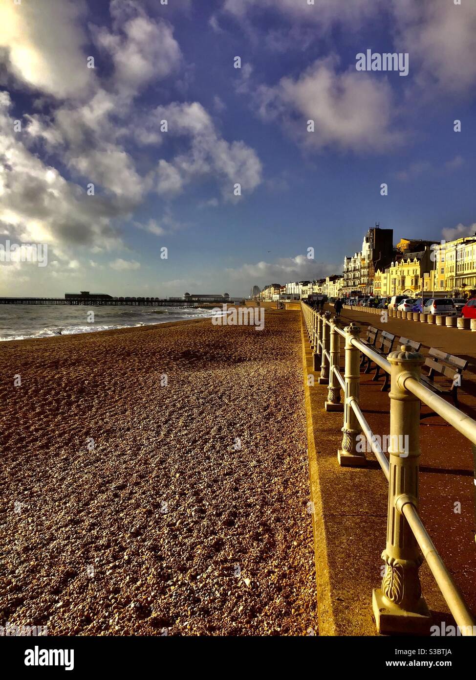 Hastings seafront Stock Photo Alamy