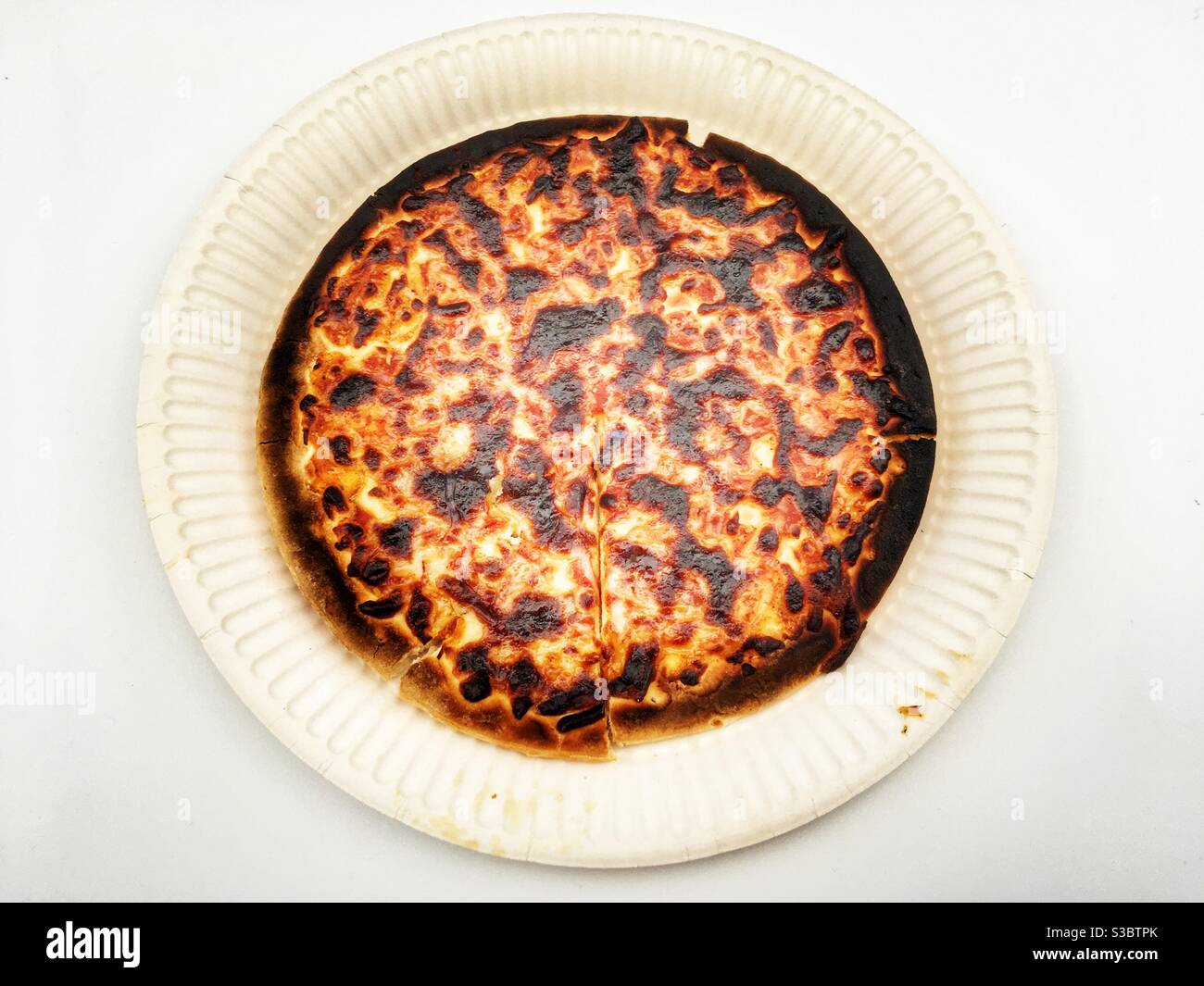 Burnt cheese pizza hires stock photography and images Alamy