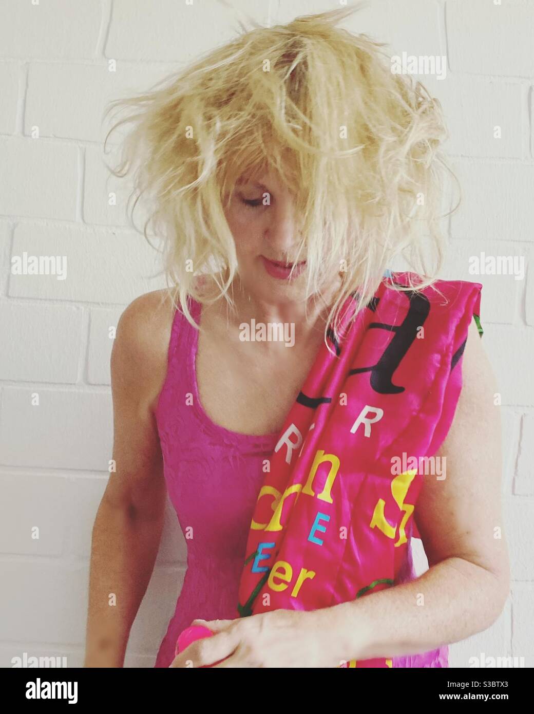 No date with the hairdresser... lockdown. - Smartphone Captured Stock Image