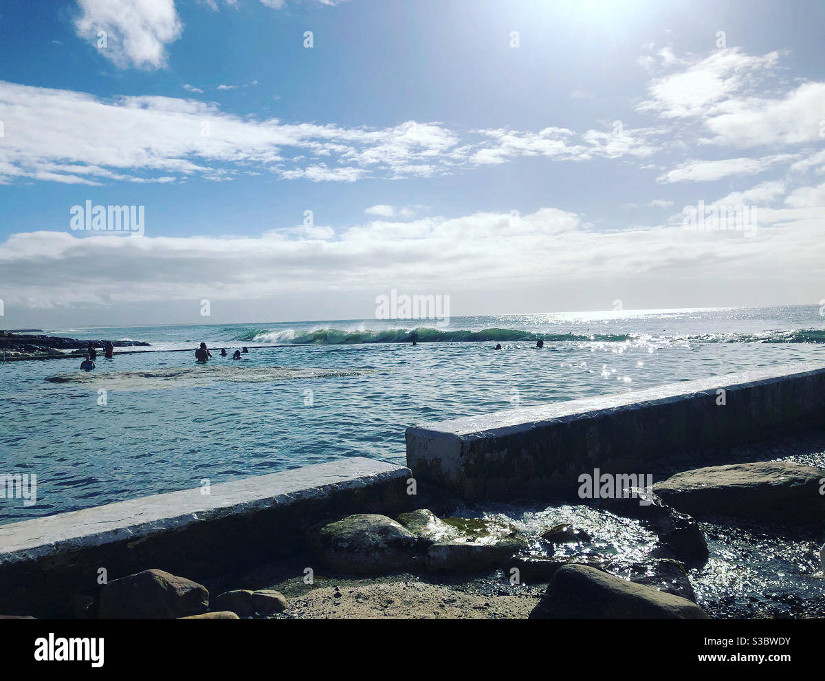 Dalebrook tidal pool in Kalk Bay, Cape Town, South Africa Stock Photo