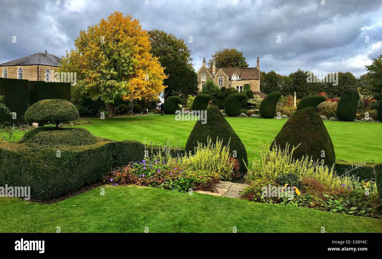 The courts gardens. National trust Stock Photo