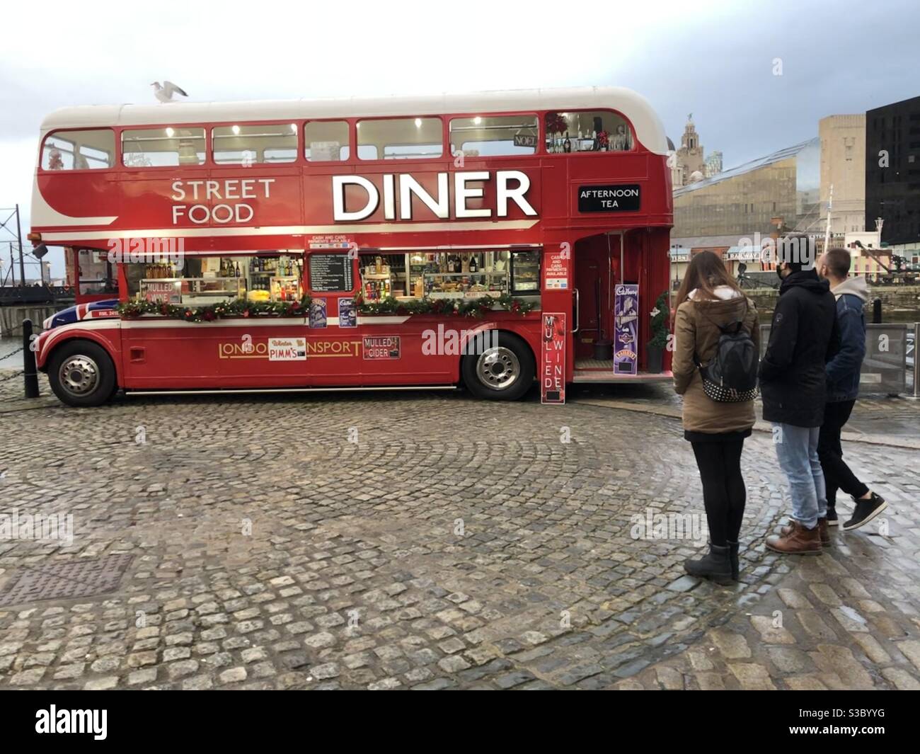 Liverpool diner - Smartphone Captured Stock Image