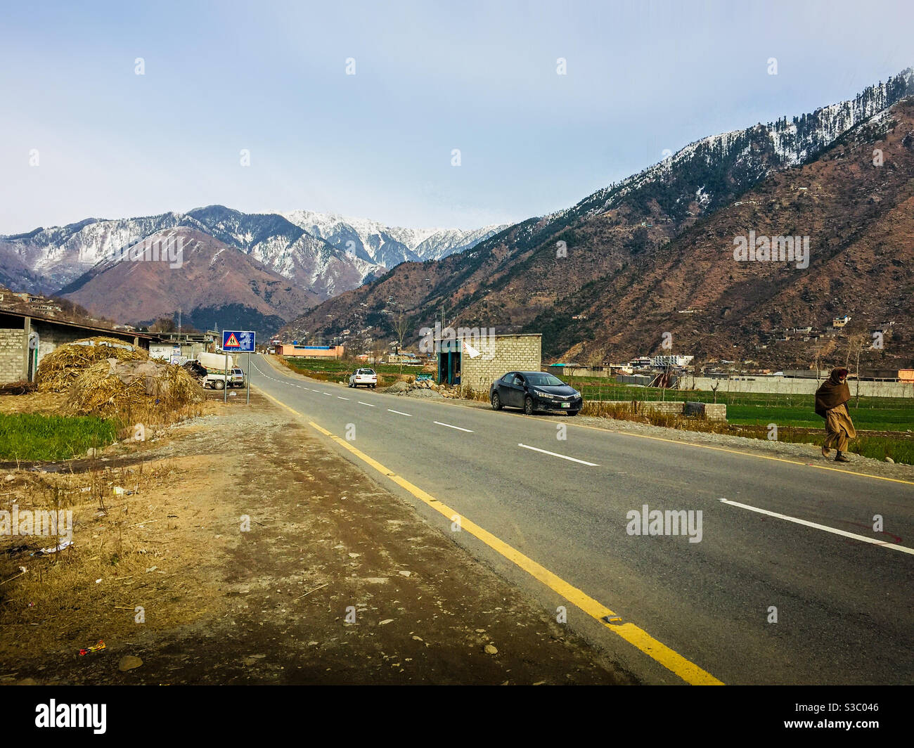 The beautiful lush green valley of Swat, Pakistan ?? Stock Photo
