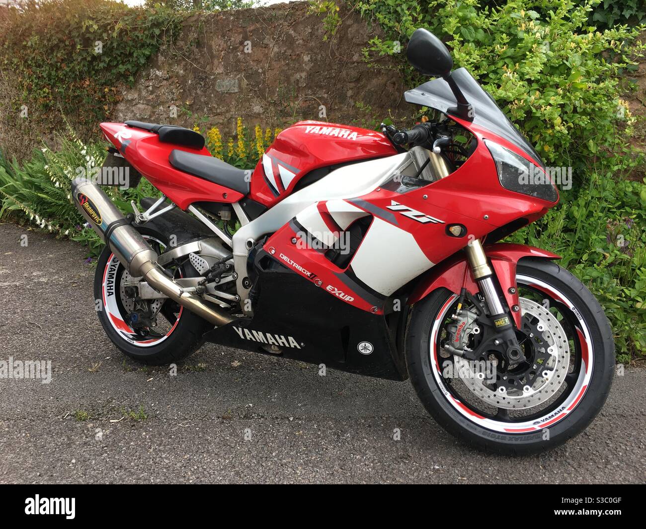 escribir Reunir Desconexión Yamaha YZF1000 R1 2001 5JJ Stock Photo - Alamy