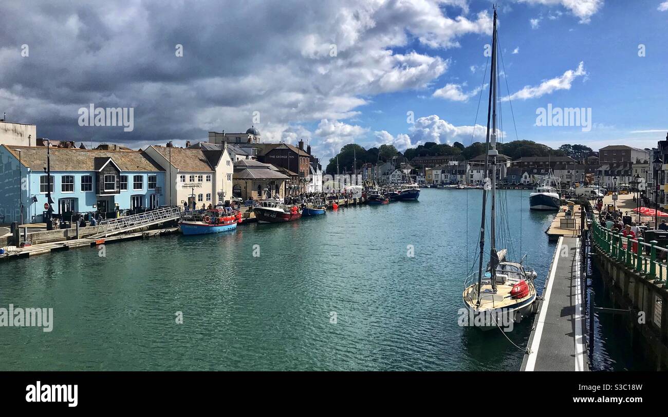 Weymouth harbour Stock Photo