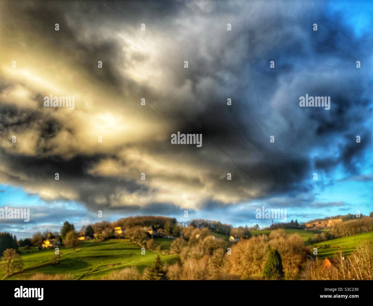 French Landscape - Smartphone Captured Stock Image