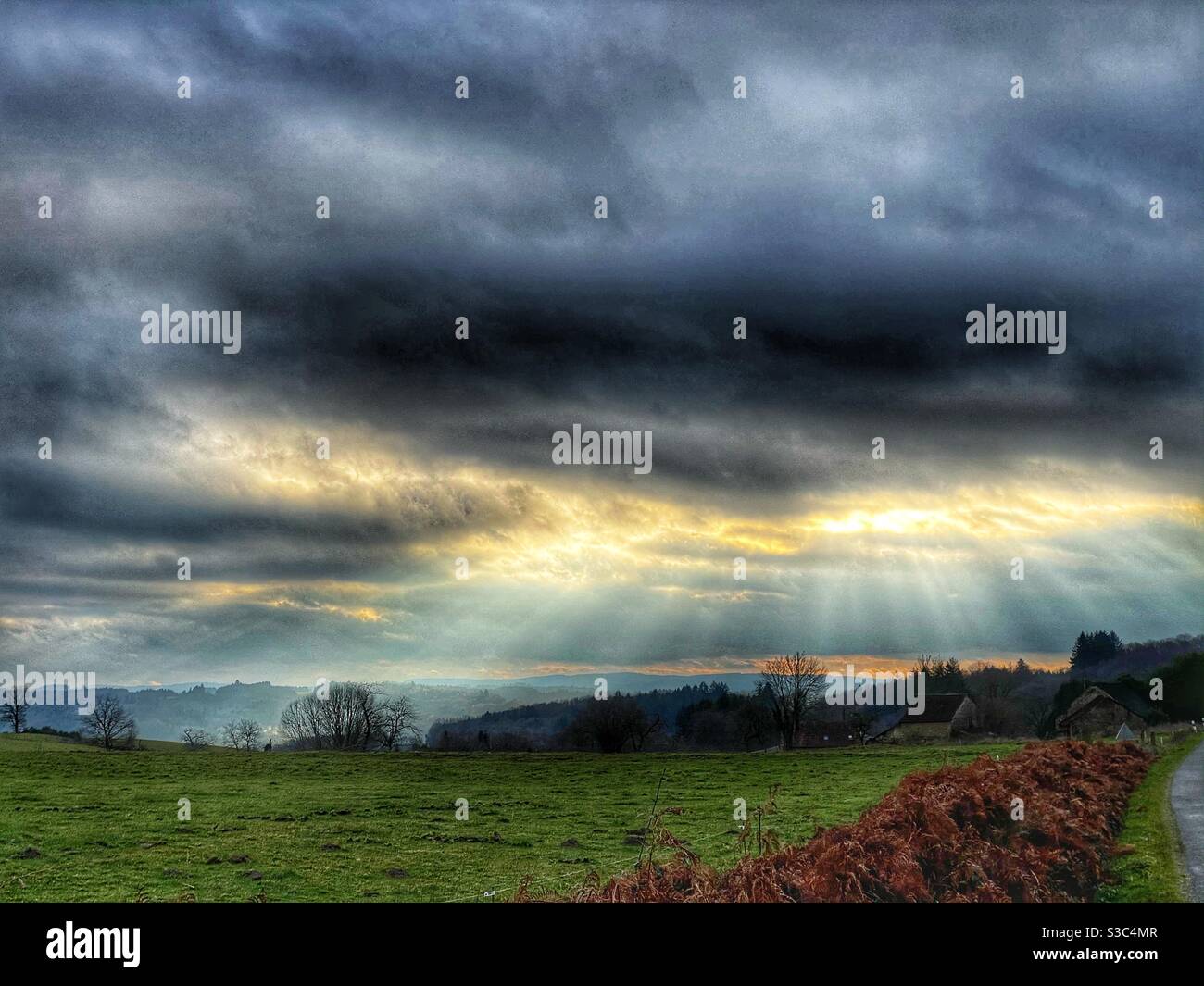 French landscape - Smartphone Captured Stock Image