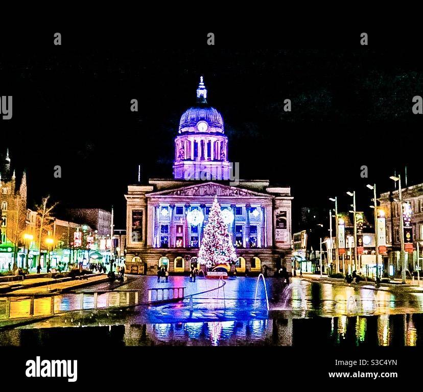 Nottingham - Smartphone Captured Stock Image