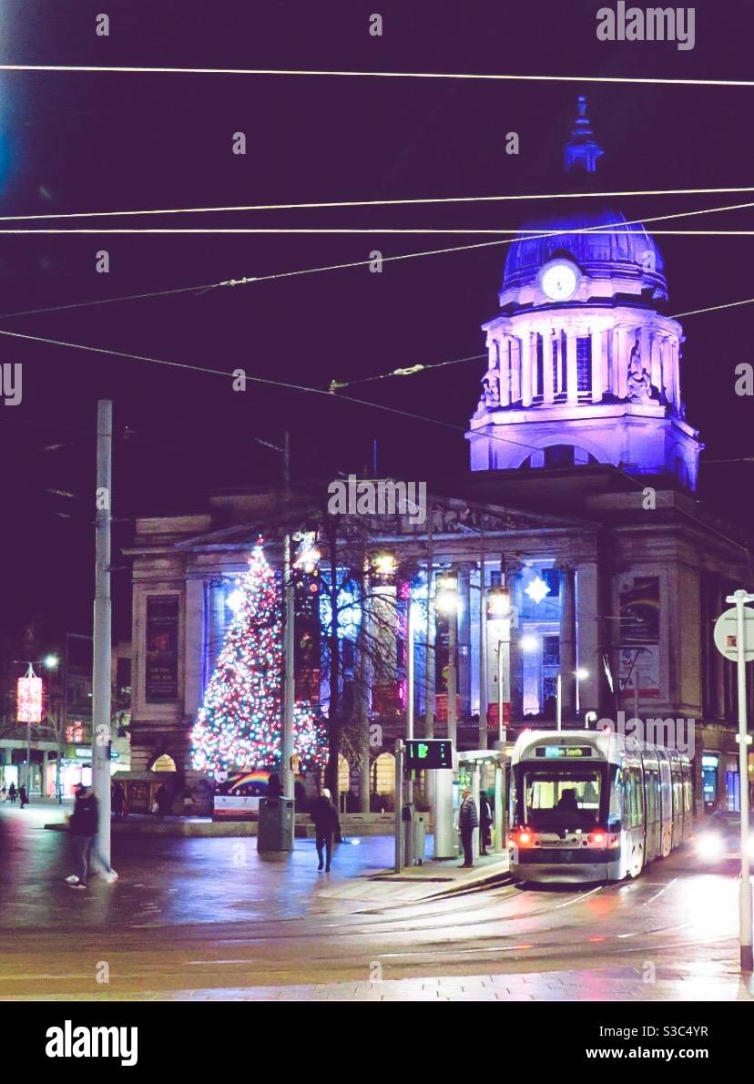 Nottingham City - Smartphone Captured Stock Image