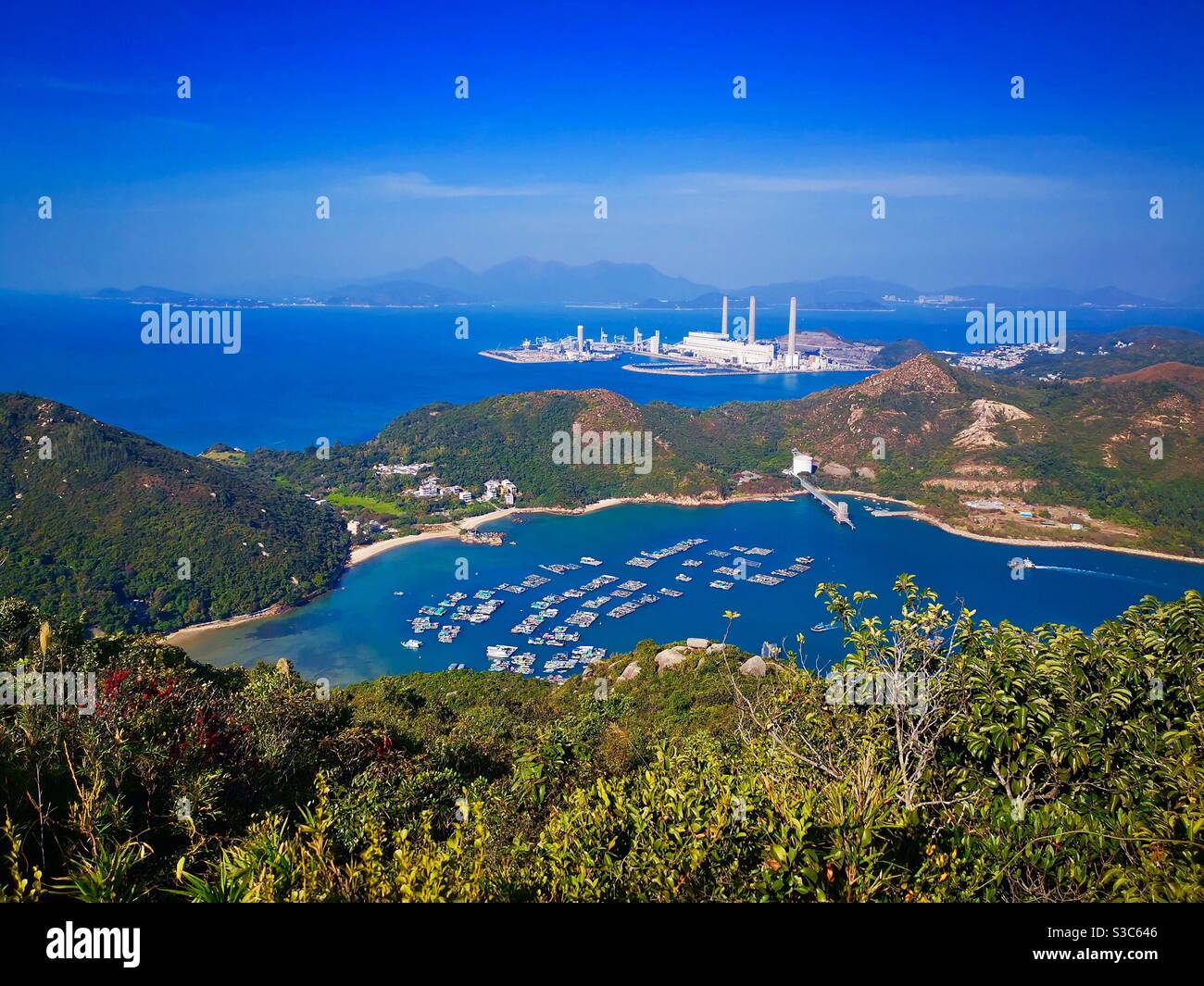 Beautiful views of Lamma island in Hong Kong Stock Photo Alamy