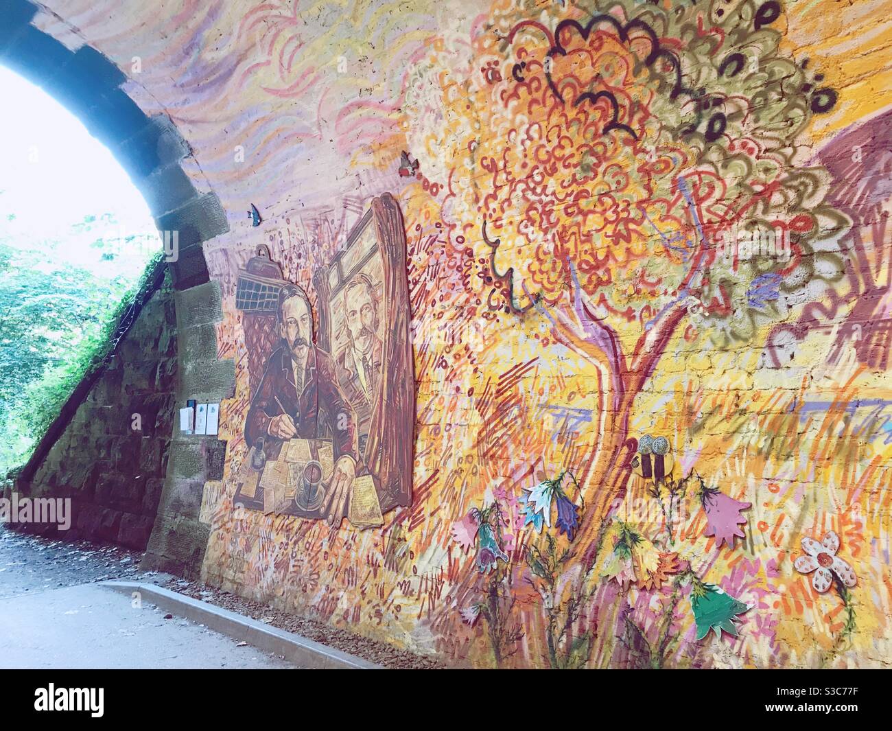 Colinton tunnel, Edinburgh Scotland Stock Photo Alamy