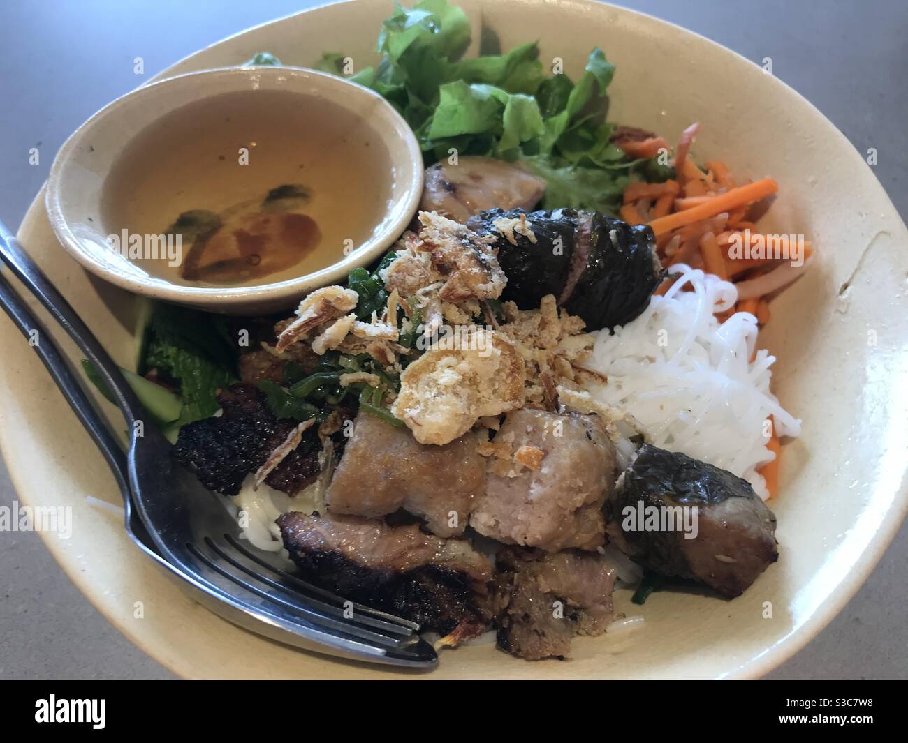Bum / com vermicelli mixed grilled meat from Saigon Summer restaurant
