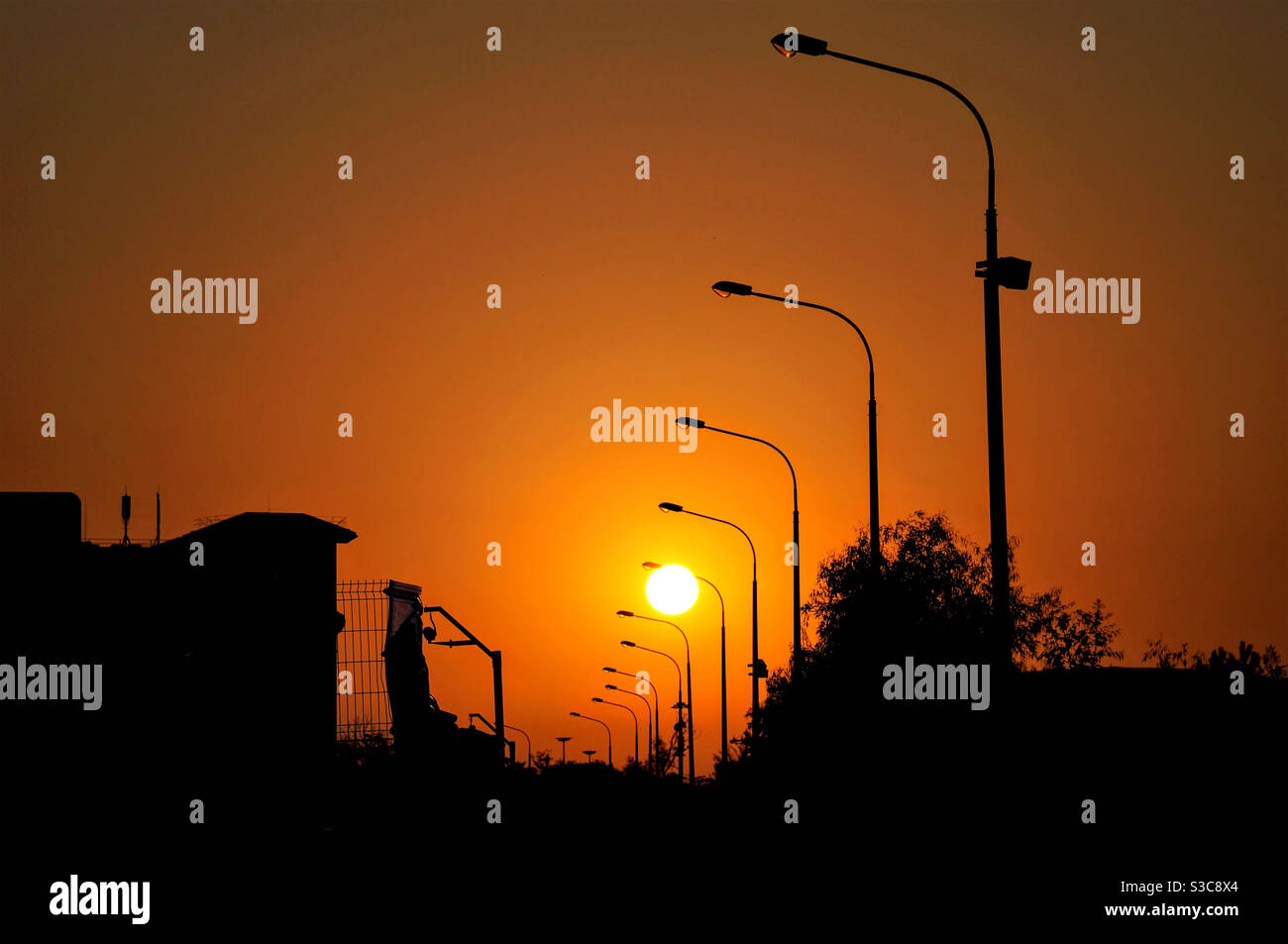 Lamp silhouettes hi-res stock photography and images - Alamy