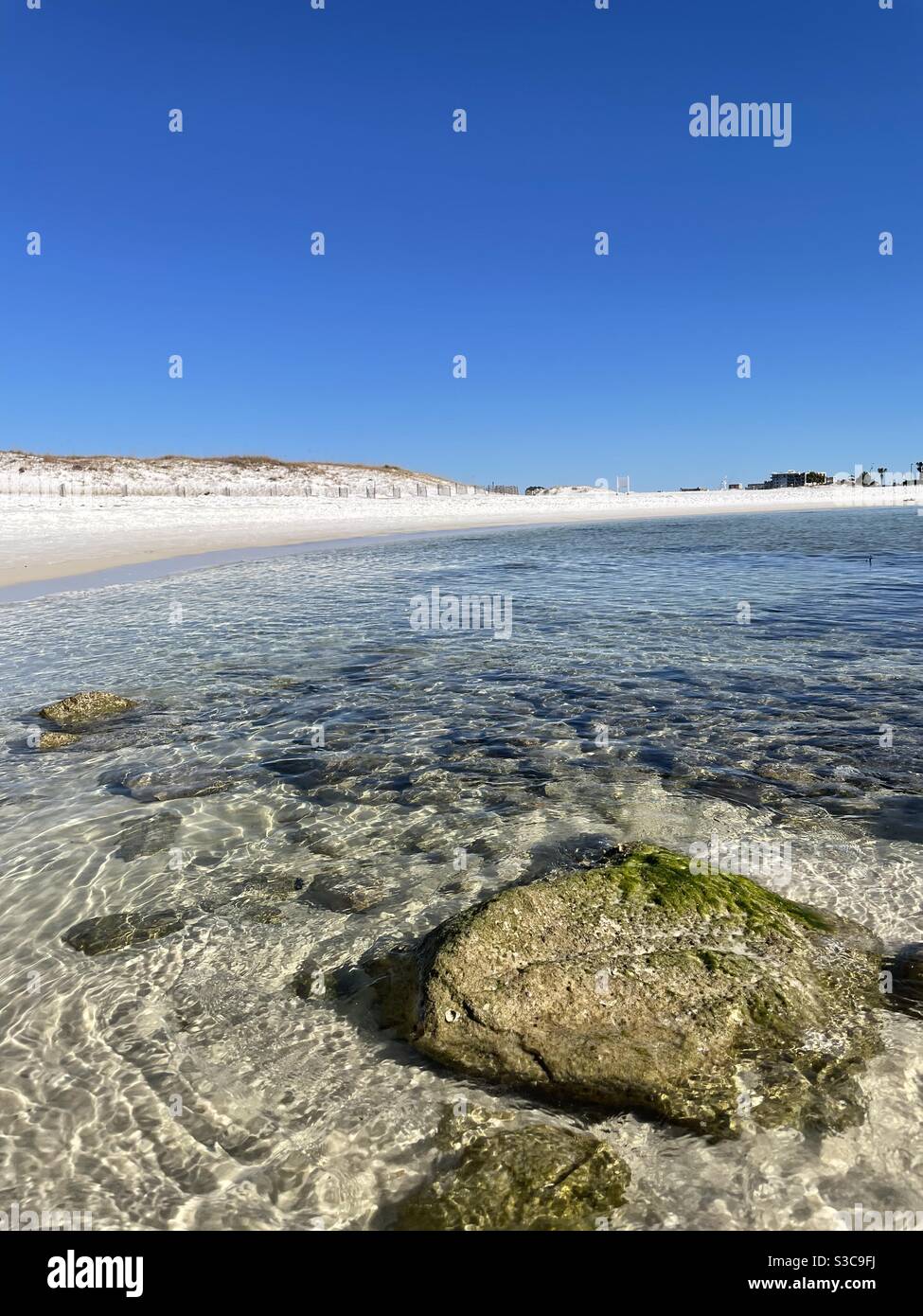 Clear water shoreline at Norriego Point Destin, Florida Stock Photo Alamy