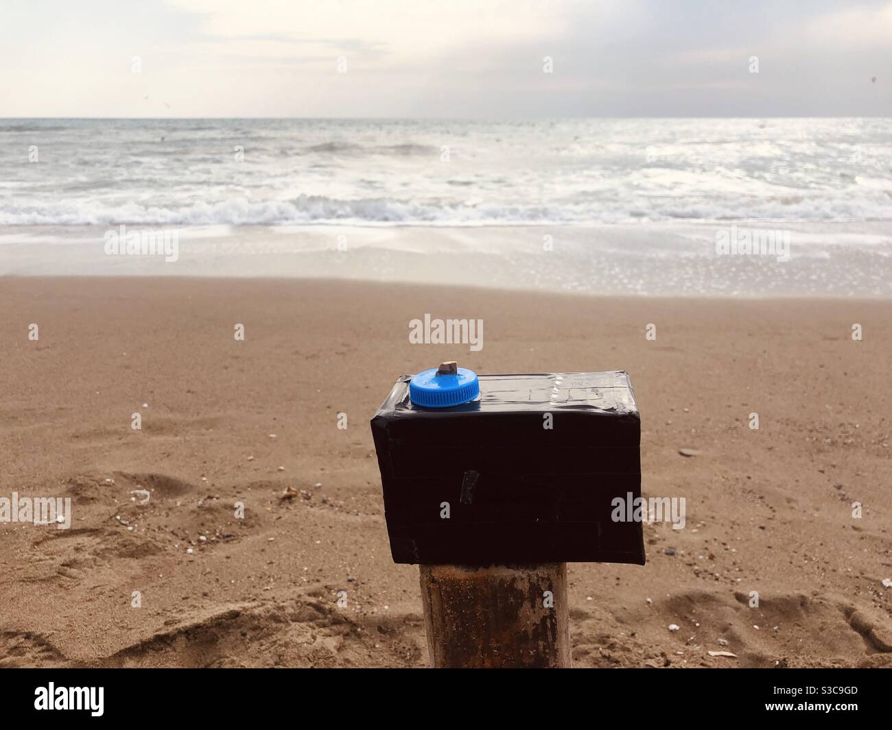 DIY pinhole camera - Smartphone Captured Stock Image