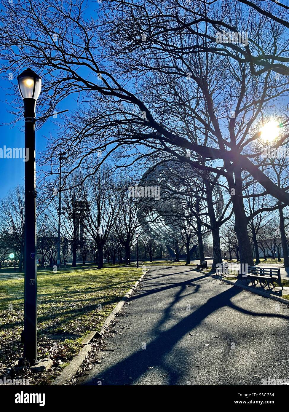 Winter in Queens Stock Photo Alamy