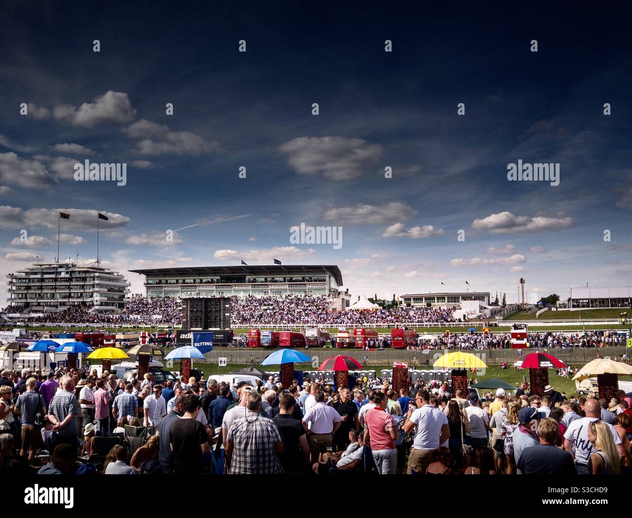 Race Day - Smartphone Captured Stock Image