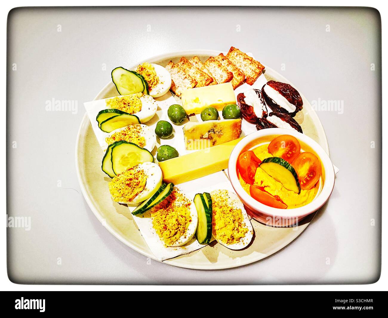 On trays - Smartphone Captured Stock Image