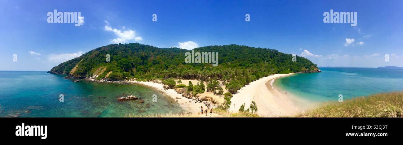 Mu Ko Lanka national park... view from lighthouse Koh Lanta Thailand - Smartphone Captured Stock Image