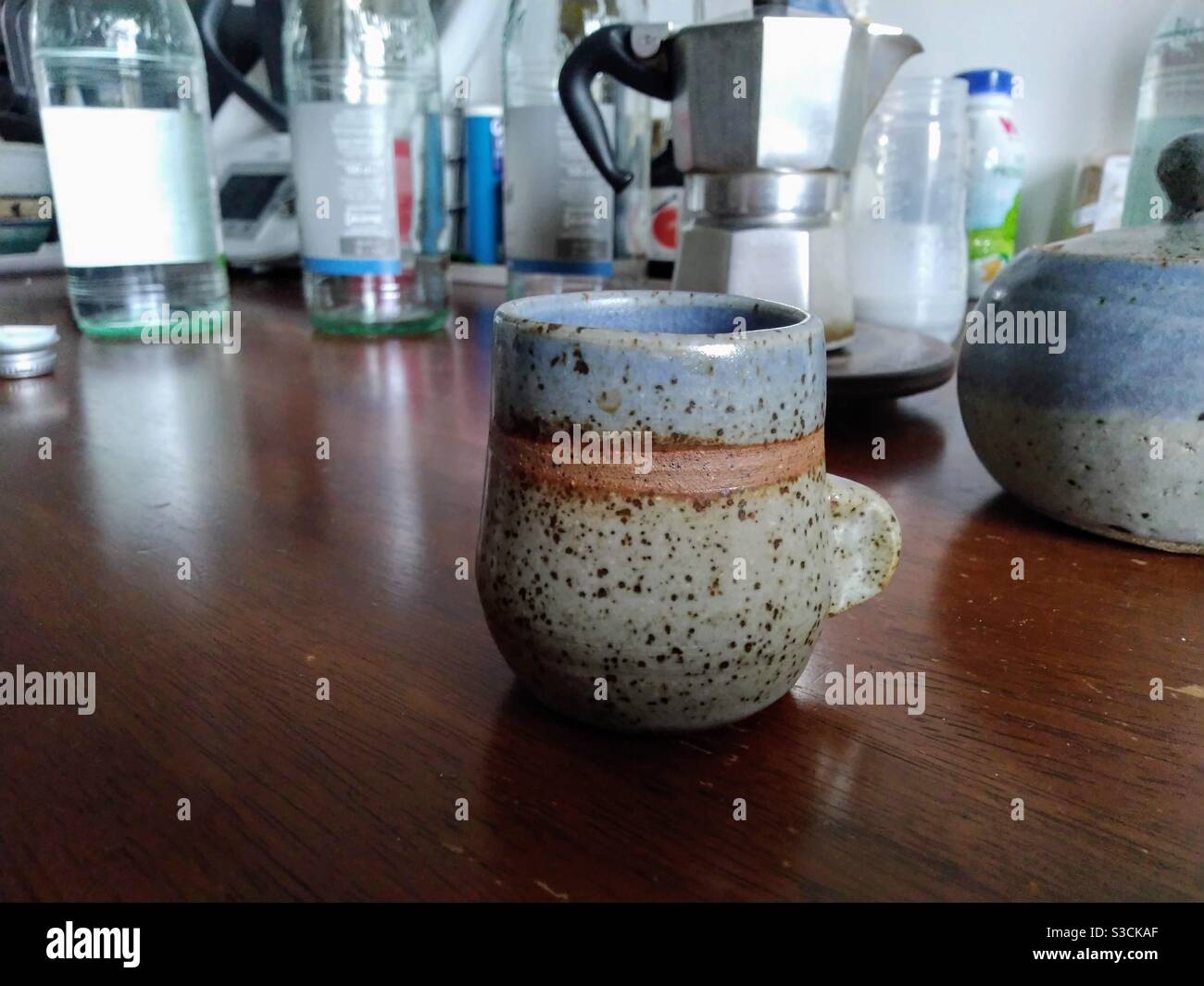 Coffee break, potter’s style Stock Photo Alamy