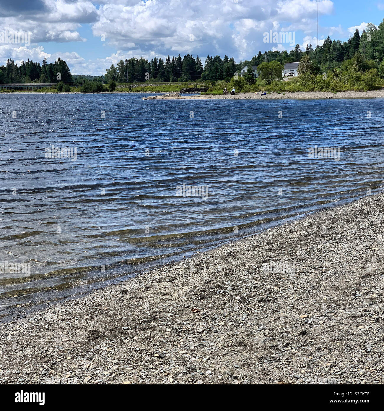 First Connecticut Lake, Pittsburg, New Hampshire, United States Stock