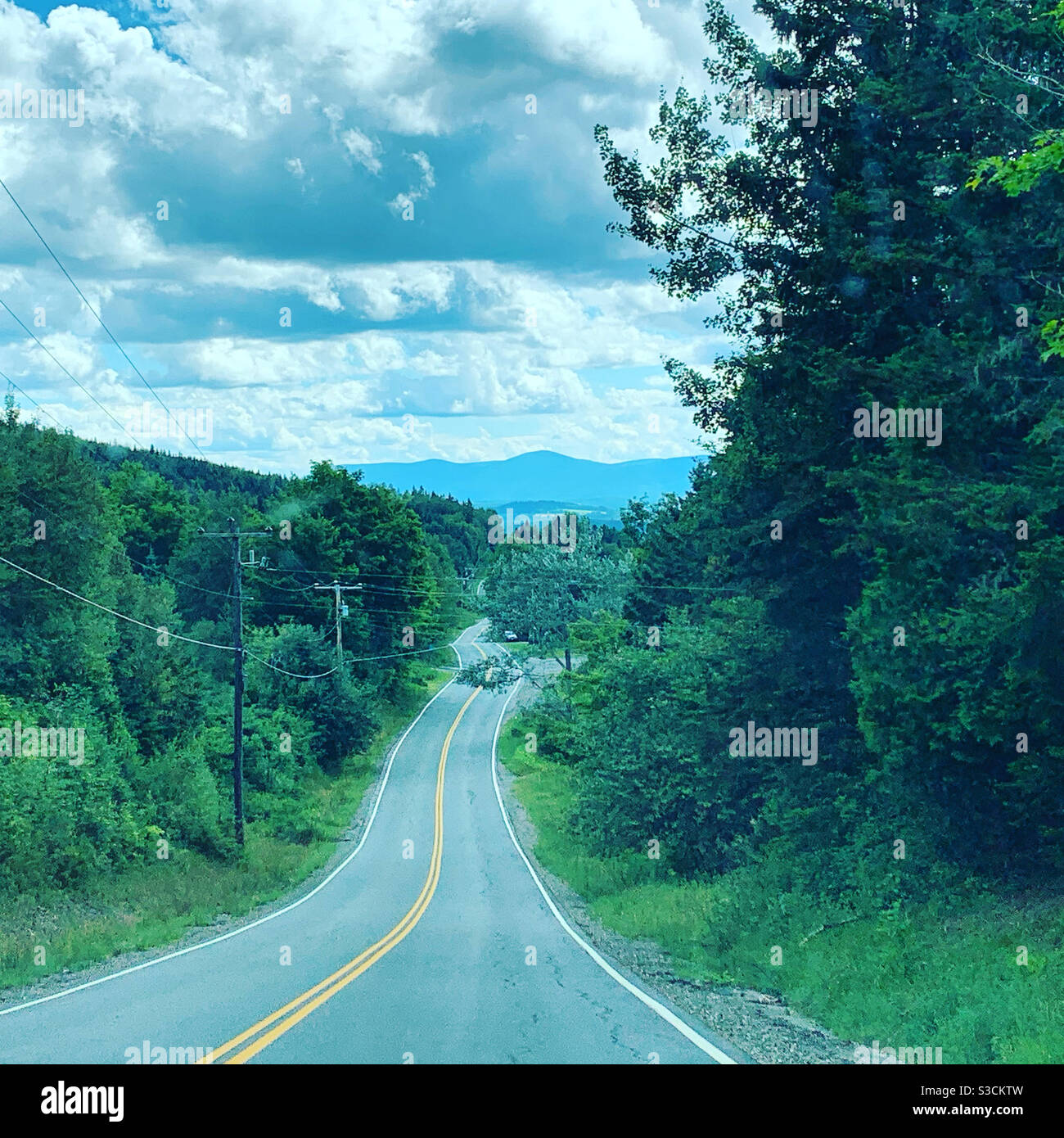 Driving in Clarksville, New Hampshire, United States Stock Photo - Alamy