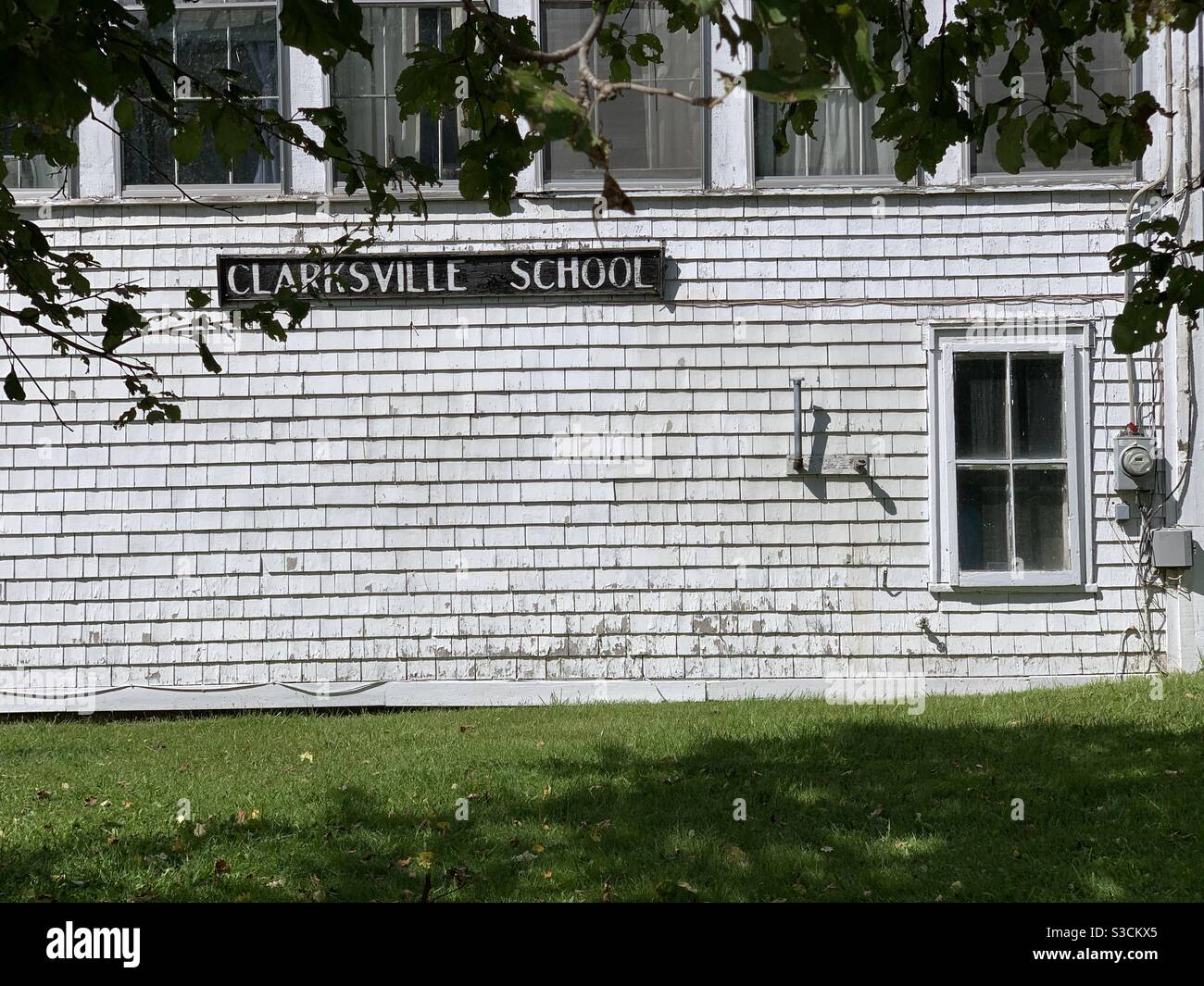 Clarksville School, a historic building in Stewartstown, New Hampshire