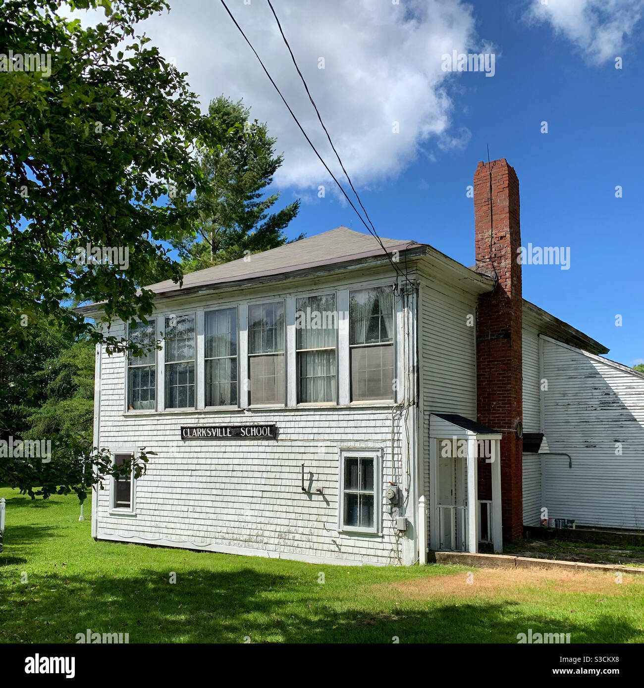 Clarksville School, a historic building in Stewartstown, New Hampshire