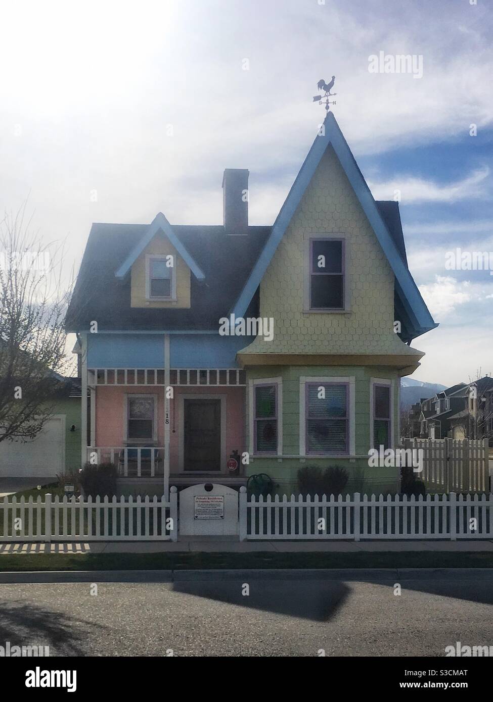 The real life UP house in Herriman, Utah Stock Photo Alamy