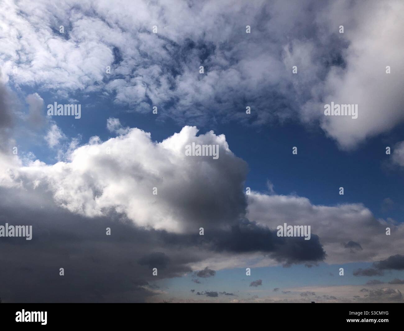 Dramatic sky. Stock Photo