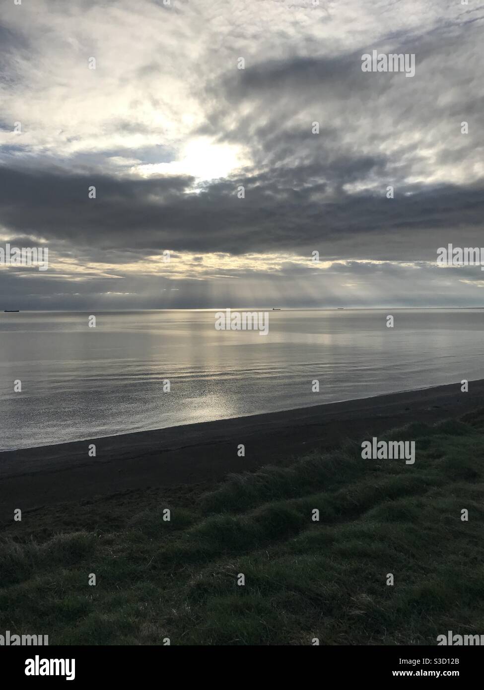 Horden beach country durham Stock Photo Alamy