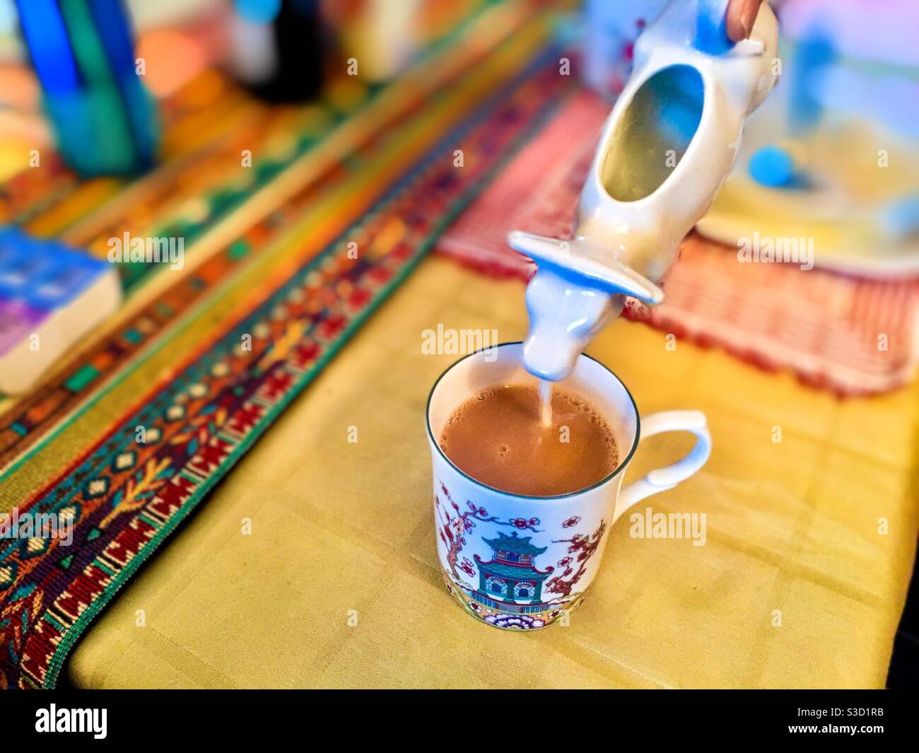 Tea time - Smartphone Captured Stock Image