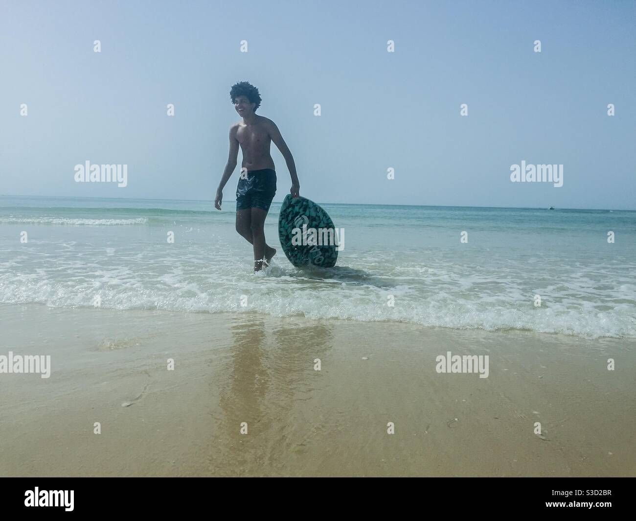 JISADER Skimboard 41 Zoll - Holz Skimboard Für Strand & Sand, 104x50cm