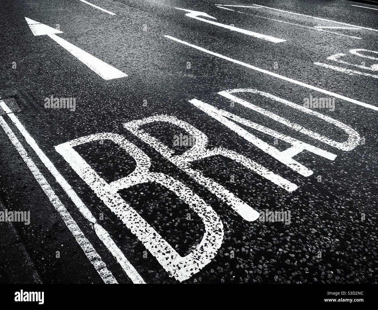 Which way Brad ? - Smartphone Captured Stock Image