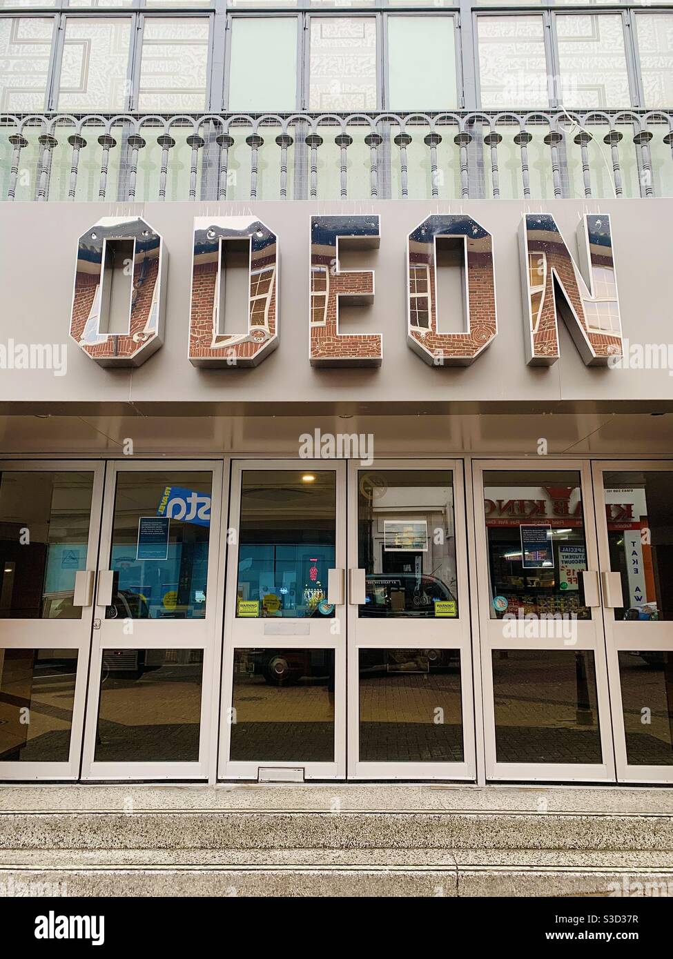The Odeon Cinema - Smartphone Captured Stock Image